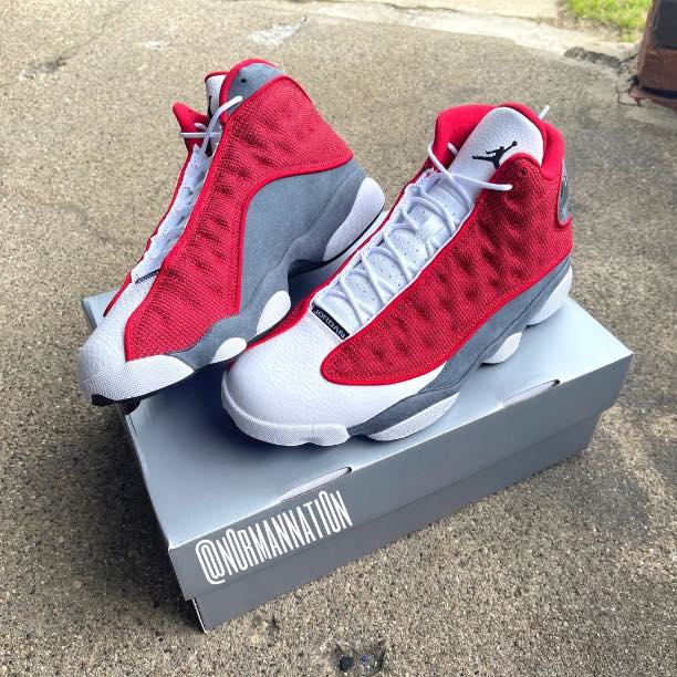JORDAN 13 RED WHITE