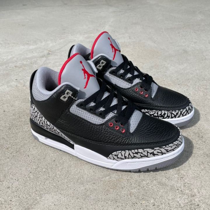 JORDAN 3 BLACK