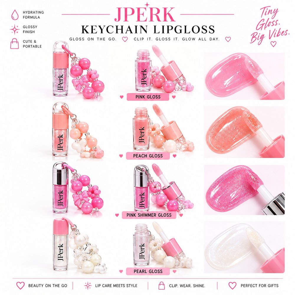 JPERK Keychain Lip Gloss
