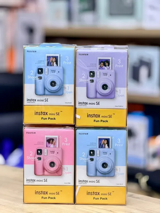 Fujifilm Instax Mini SE Fun Pack Instant Camera