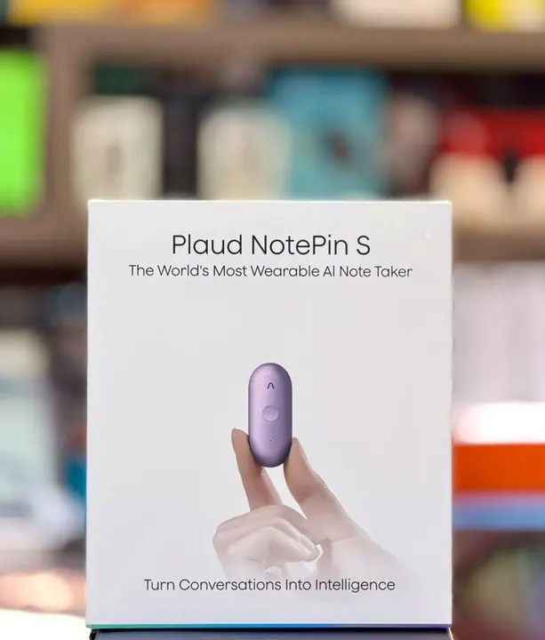 Plaud NotePin S Wearable AI Note Taker 64GB