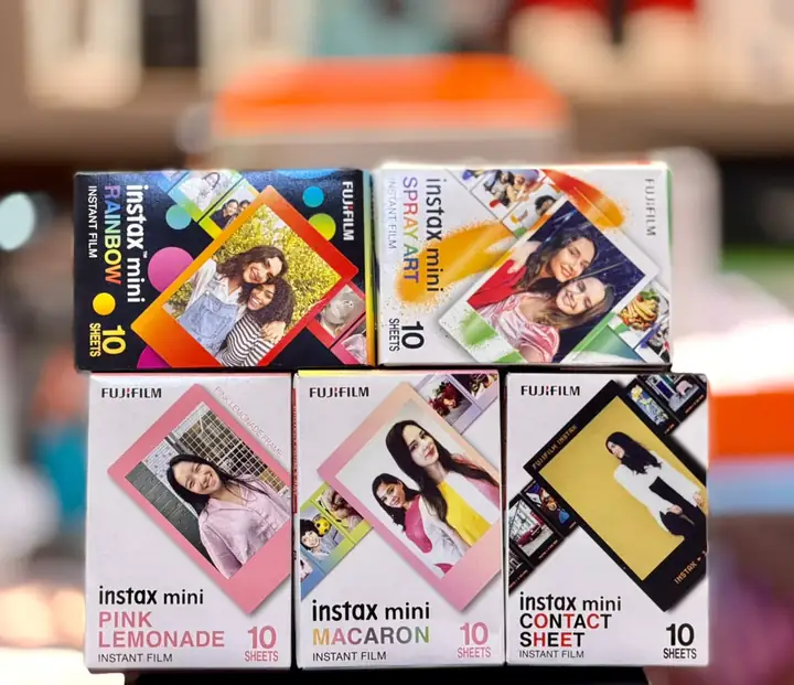 Fujifilm Instax Mini Film with Coloured Borders