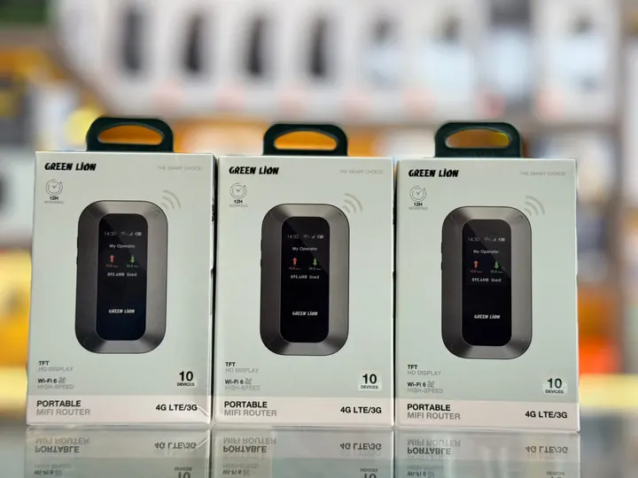 Green Lion Portable 4G LTE MiFi Router with Screen