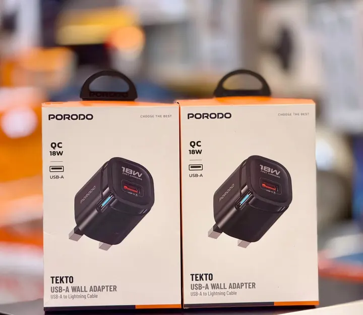 Porodo Tekto 18W Turbo USB-A Wall Charger