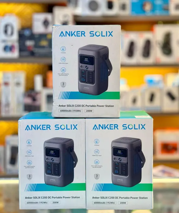 Anker Solix C200 DC 60000mAh (192Wh) Portable Power Station