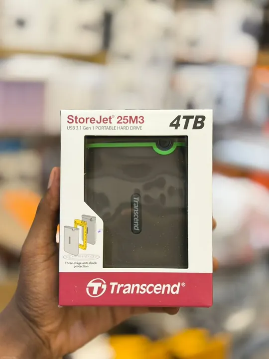 Transcend 4TB Portable External Hard Drive USB 3.1