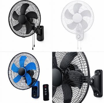 Wall mounted electric fan