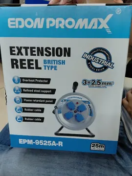 Edon Promax extension reel 3x2.5mm² (25m / 50m)