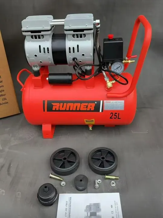 Runner 25L oil-free silent air compressor – photo 1 of 4