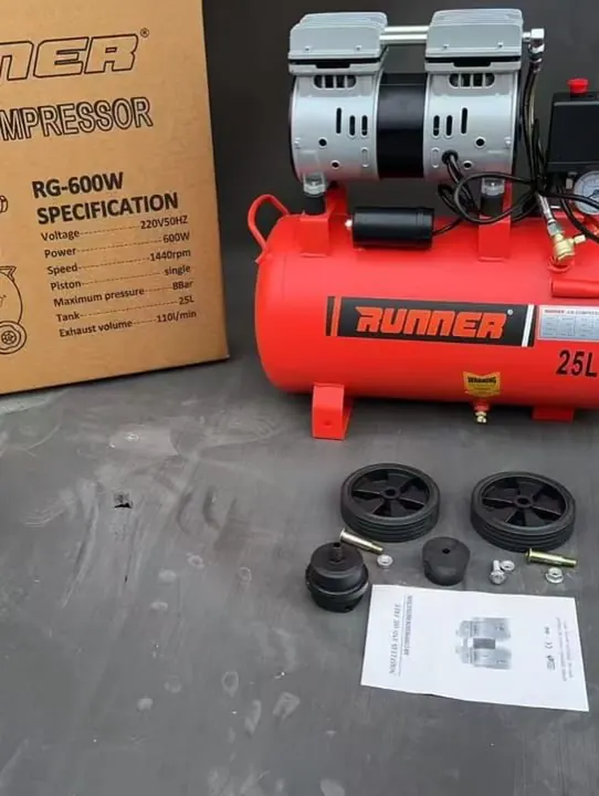 Runner 25L oil-free silent air compressor – photo 2 of 4