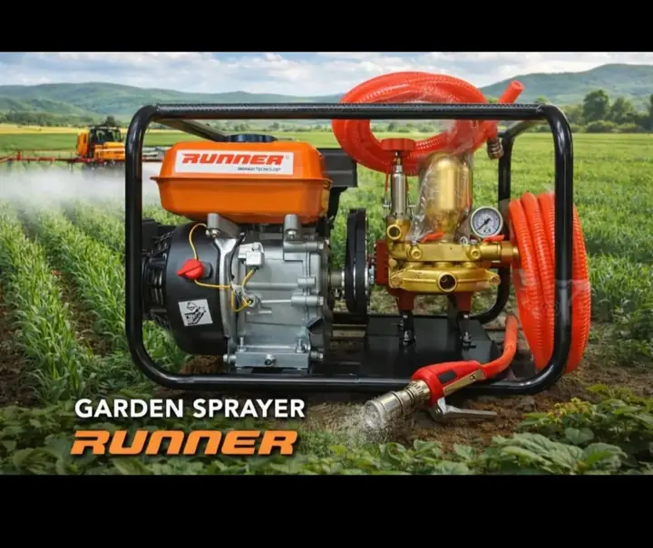 Runner garden sprayer