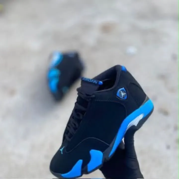 Air Jordan 14 'Black University Blue' – black/university blue